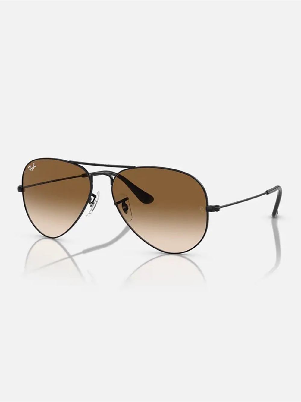 Ray-Ban Classic Aviator Sunglasses – Gun Metal Frame Tan Gradient Lens (RB3025)